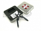 SWISS+TECH 瑞士科技 "Micro-Plus" 八合一鑰匙圈工具鉗 (黑色)