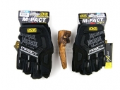 Mechanix 超级技师 M-Pact® Fingerless 防震半指手套 黑色
