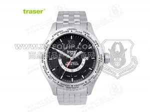 [全球联保] 瑞士机芯 traser T5402 自动王爵 世界时间版 全自动机械表 手表