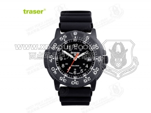 [全球联保] 瑞士机芯 Traser P6504 930 Black Storm 黑色风暴纪念版 橡胶表带 手表