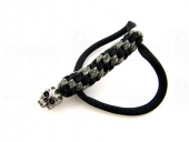 schmuckatellico Cyber Lanyard - Black and Digi Camo with Pewter bead 骷髅刀坠