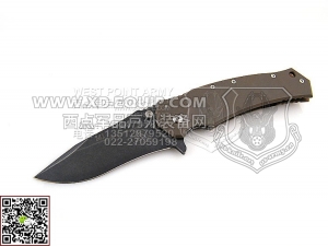 FOX Knives 意大利狐狸 CED-M1-TIBR  N690Co钢 钛金属柄 限量版 “折”