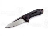 Zero Tolerance 零误差 0801CF Copperhead Knife Carbon 紫铜色斑蛇 碳纤维＋钛金属柄“折”